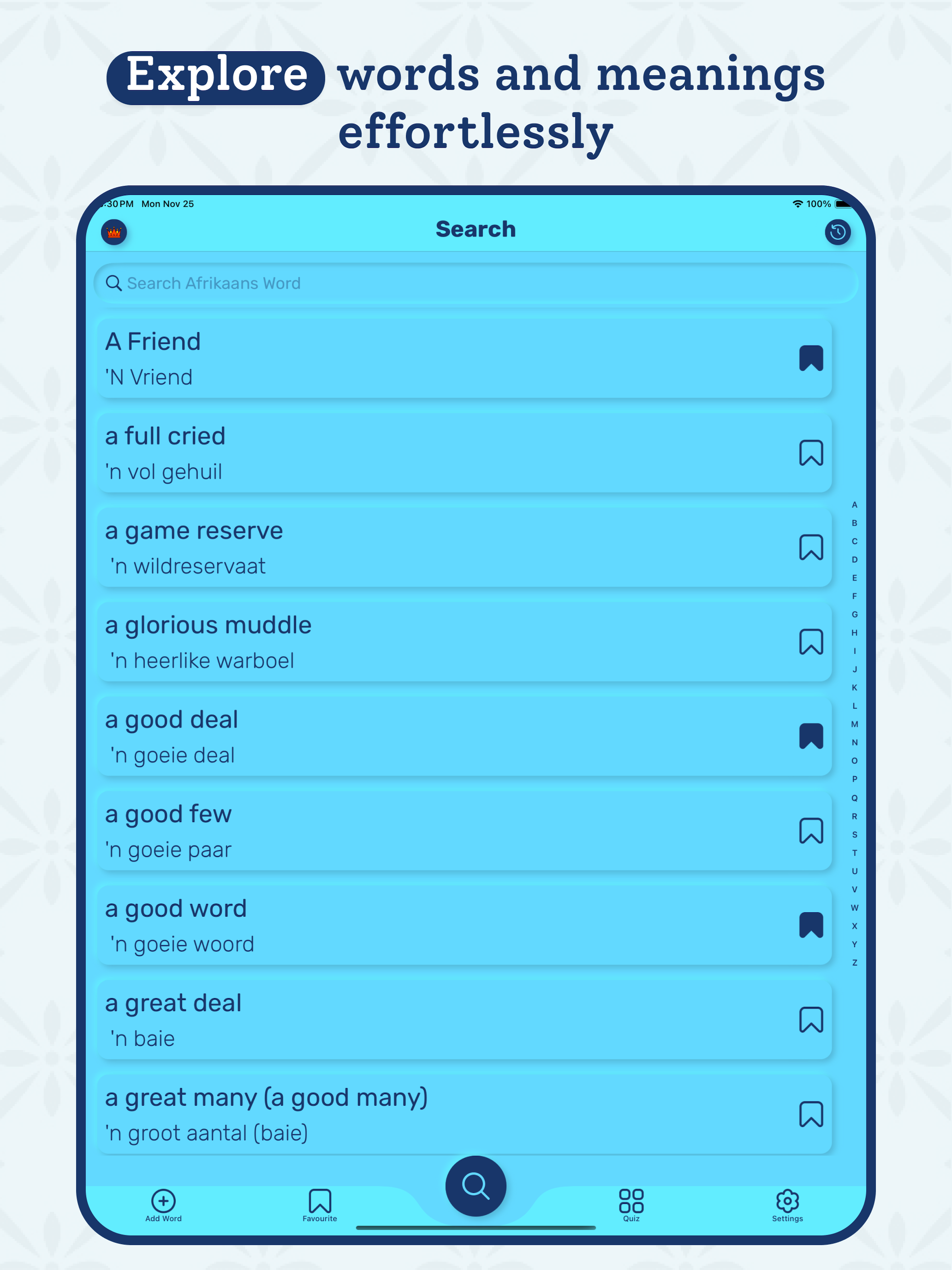 Afrikaans Dictionary - Offline screenshot 10
