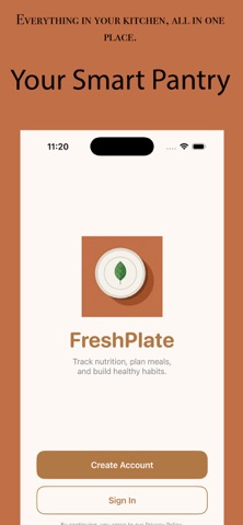 FreshPlate: Smart Grocery iPhone screenshot