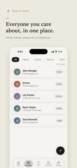 Keep In Touch: Friend Reminder screenshot 2