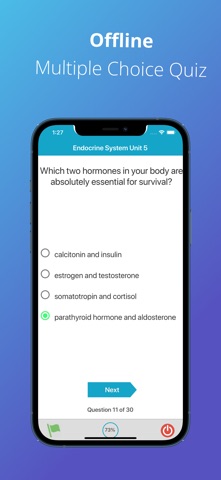 Endocrine System Quizzes Screenshot 3 of 9