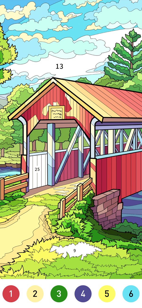 Nostalgia Color by number game screenshot 22