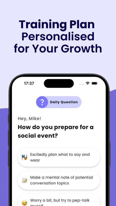 charisme: Social Anxiety Coach Screenshot