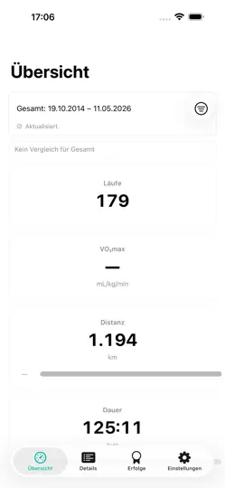 Screenshot von PaceLens auf dem iPhone 1