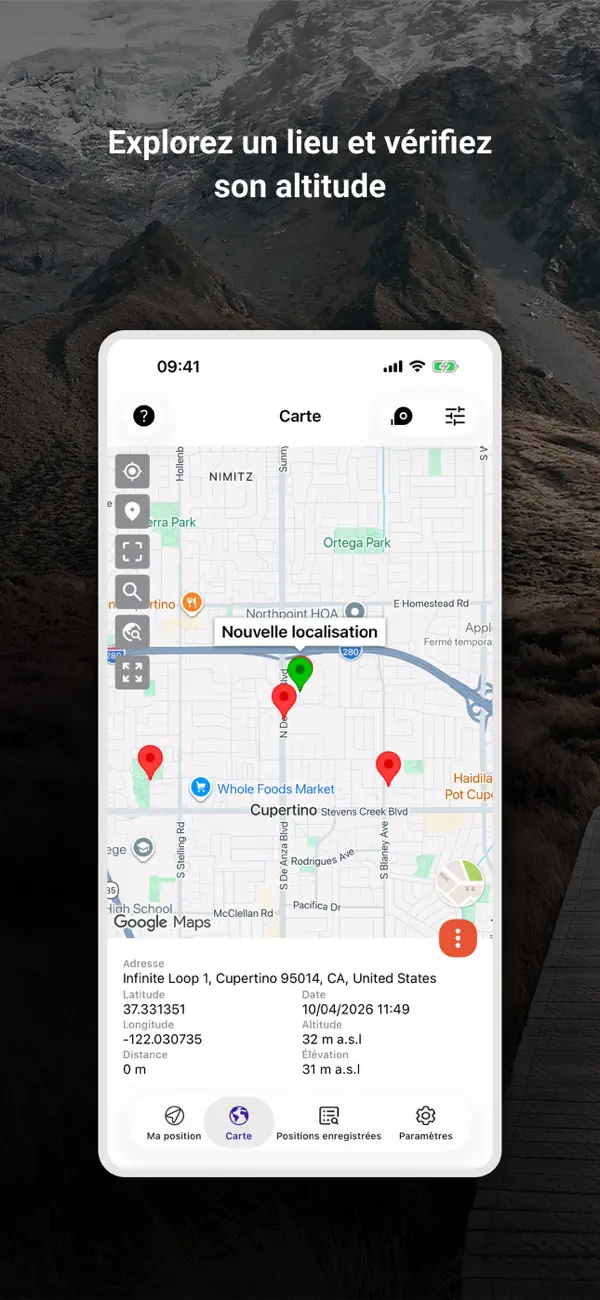 Screenshot #3 pour Mon Altitude et Élévation GPS