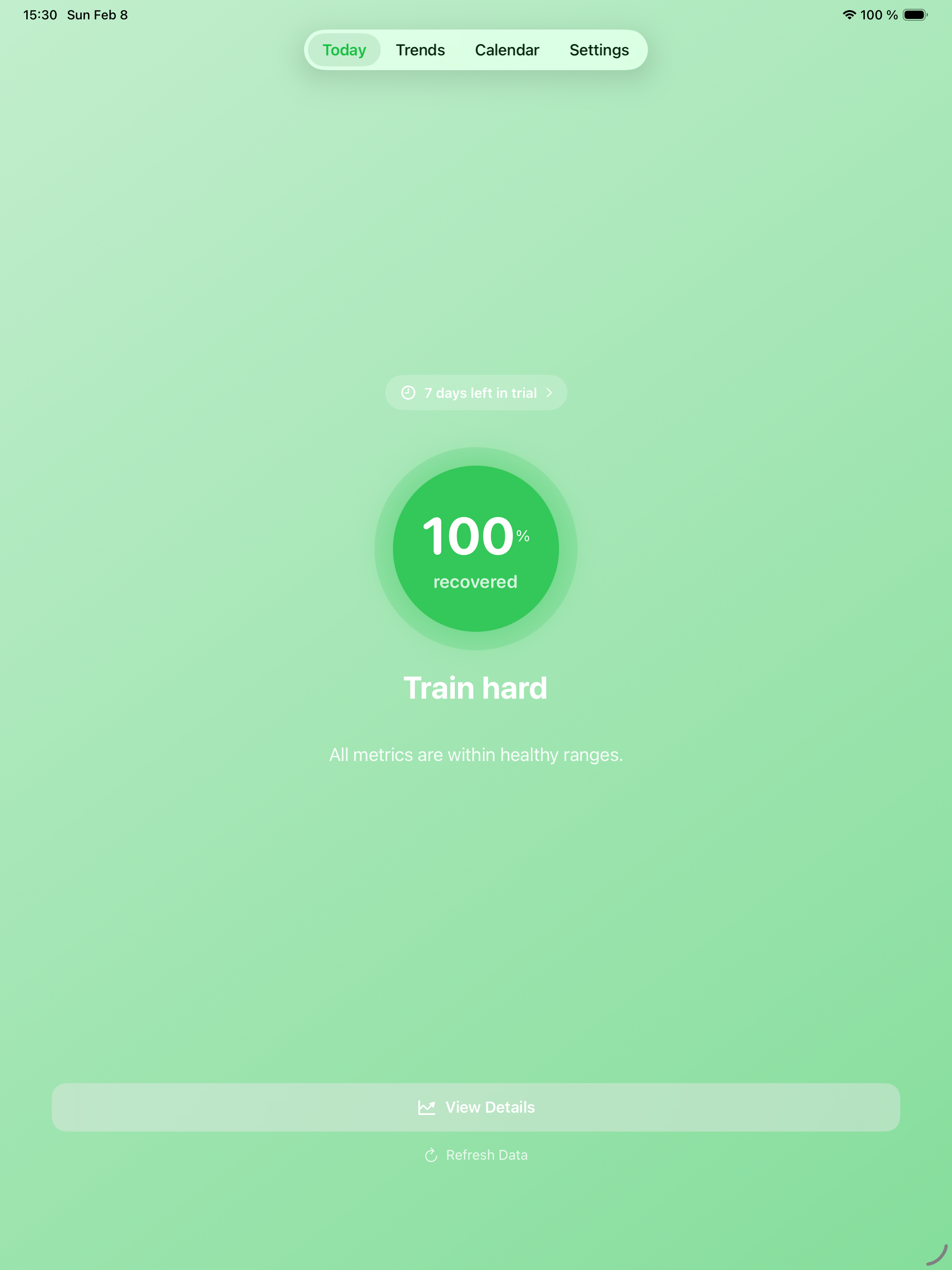 Vitora - Training Readiness screenshot 9