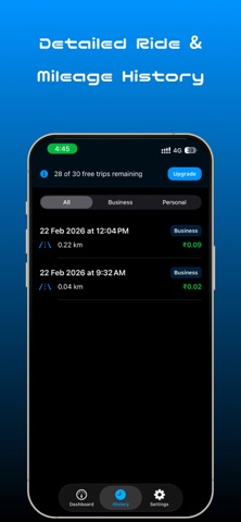 DriveLog - Mileage Tracker screenshot