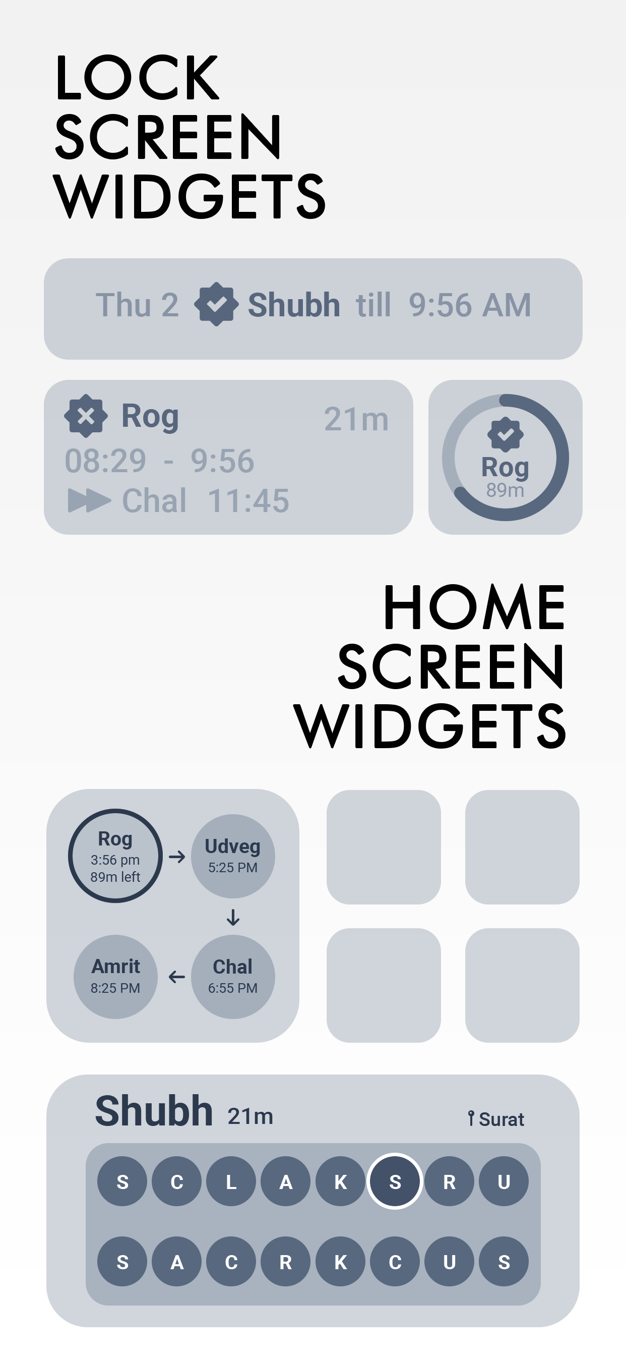 Choghadiya Widgets screenshot 5