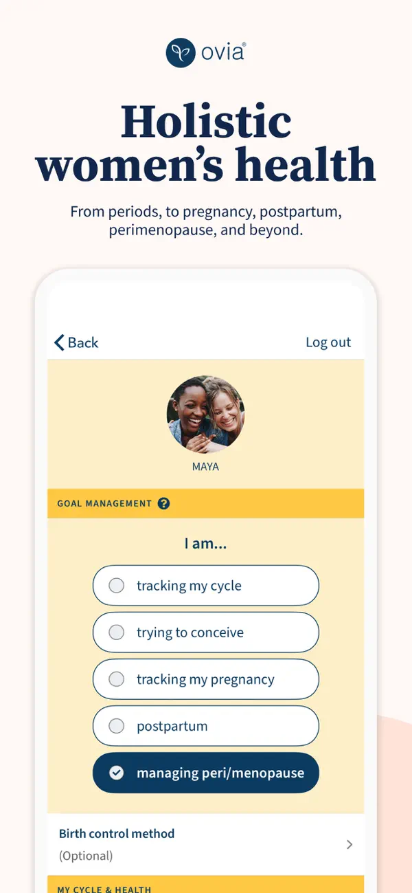 #1. Ovia Cycle & Pregnancy Tracker (iOS) Av: Ovuline, Inc.