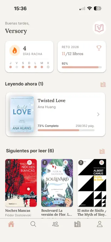 Versory: Libros y reseñas screenshot 1 of 10