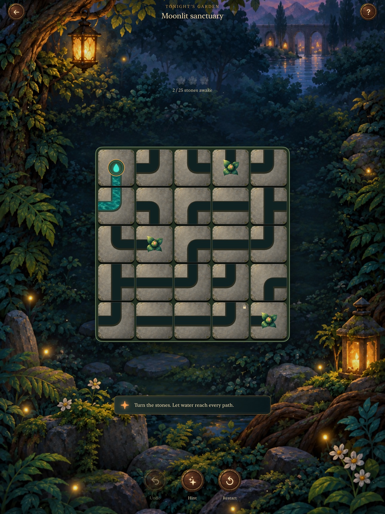 Screenshot 5 of Mosslight: Cozy Water Puzzle
