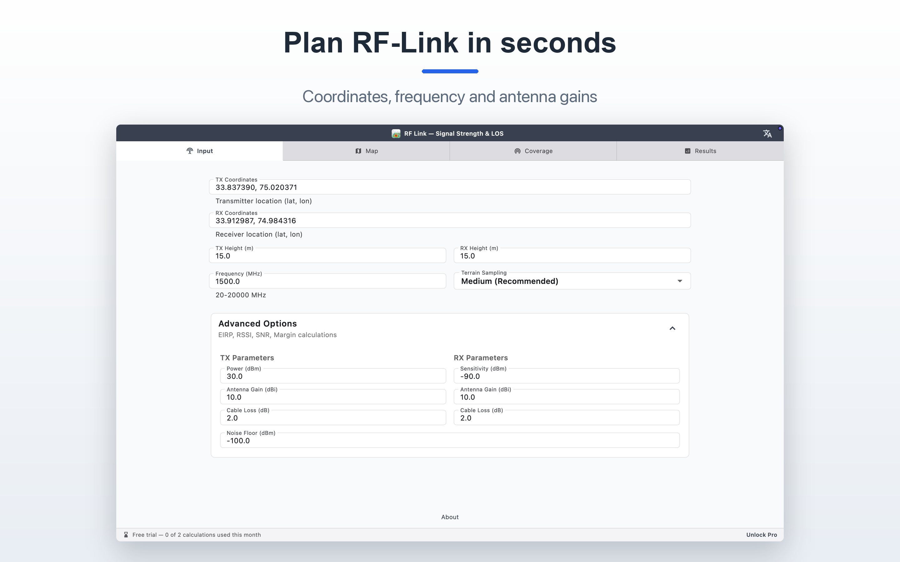 RF Link — Signal Strength, LOS screenshot 10