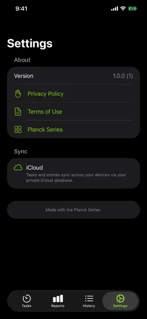 Planck Timer screenshot 4