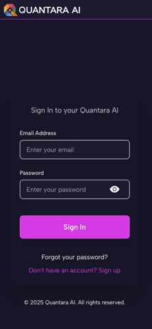 Quantara AI screenshot