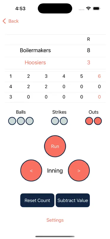 ScoreKeep for Baseball screenshot 1 of 3