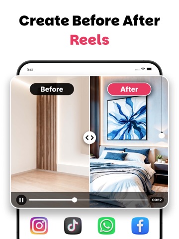AI Home Interior Design: LuxAI iPad screenshot