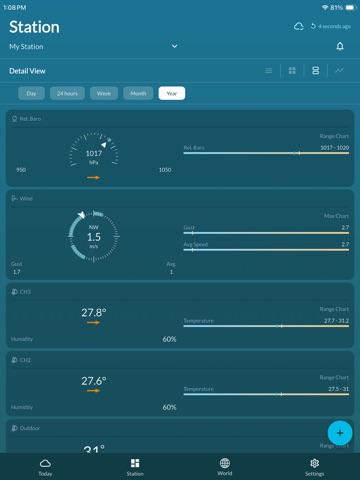 ProWeatherLive iPad screenshot 3