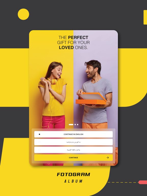 Fotogram Print iPad screenshot 1 - Photo & Video app