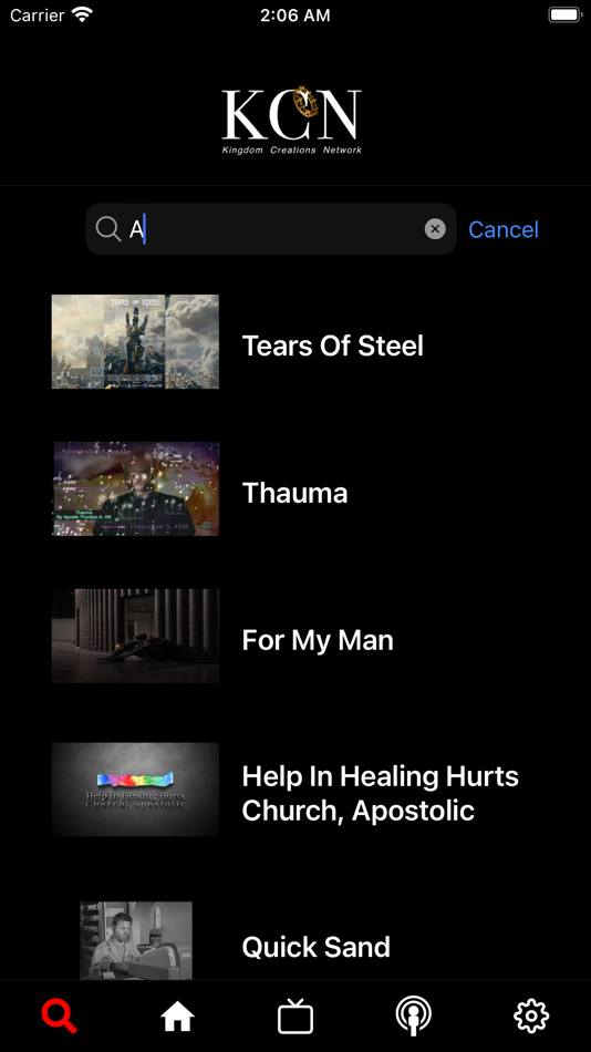 #5. Kingdom Creations Network (iOS) 由: TvStartup Inc.