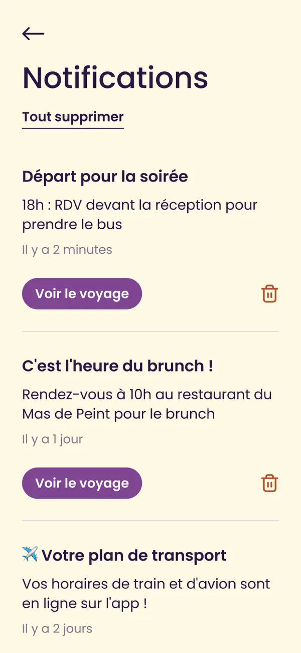 Screenshot #2 pour BeeIn MyTrip