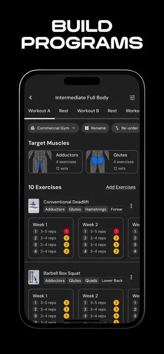 MacroFactor Workouts : capture d’écran 6 sur 9