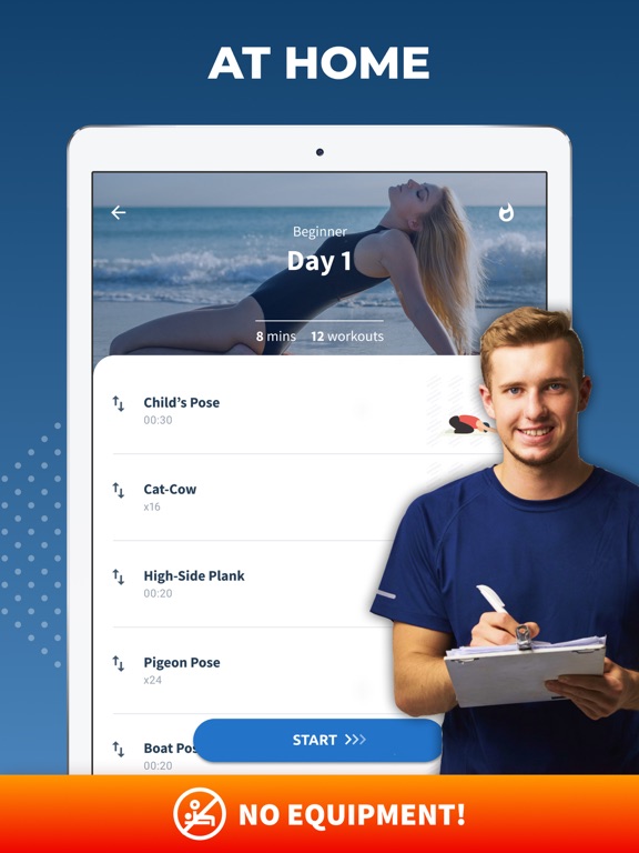 Perfect Posture - Back Care iPad screenshot 3 - Health & Fitness app