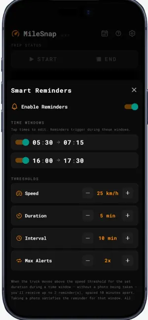 MileSnap screenshot 4