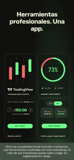 Captura de pantalla de EToro AI en iPhone 5