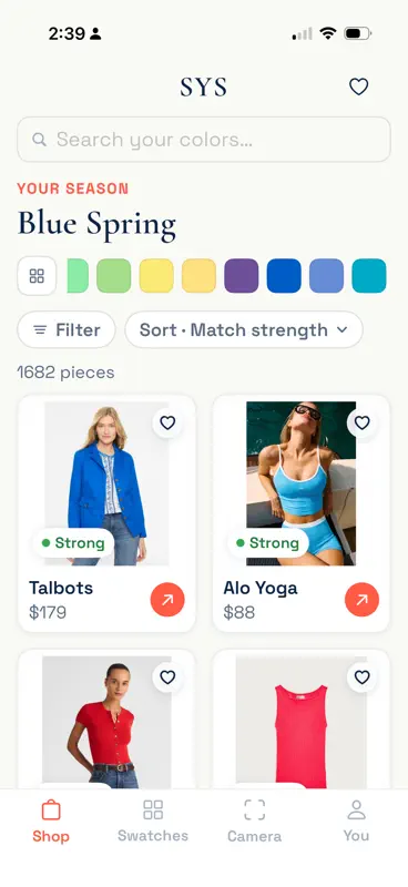 ShopYourSeason: Color Match screenshot 1 of 4