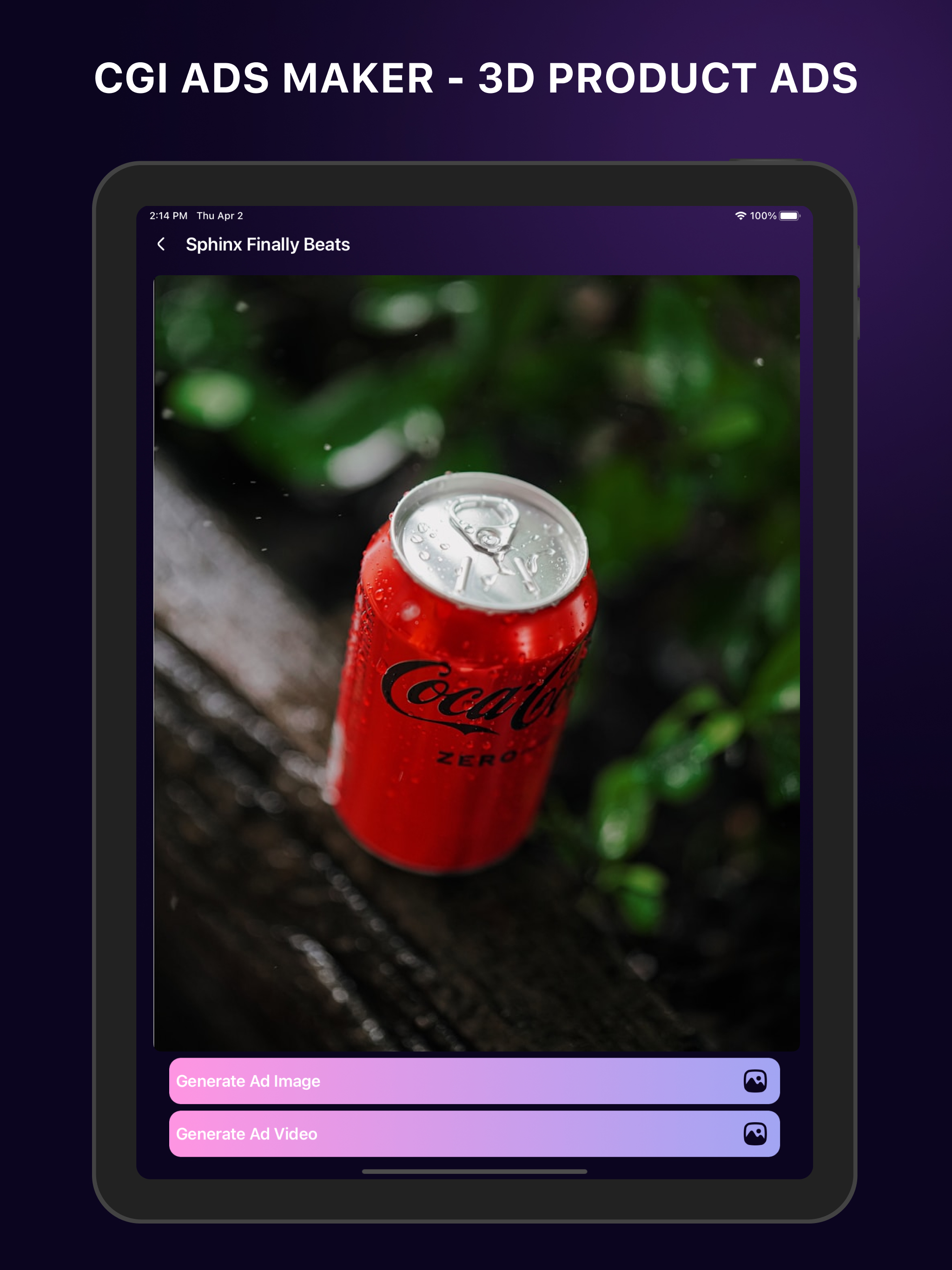 CGI Ads Maker - 3D Product Ads