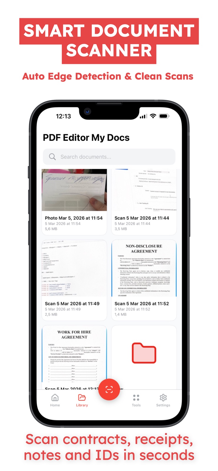 PDF Editor: Scan & Sign Doc iphone screenshot 2