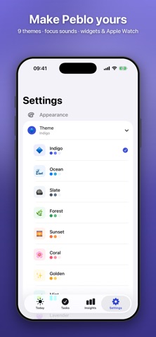 Peblo: Daily Planner & Habits screenshot