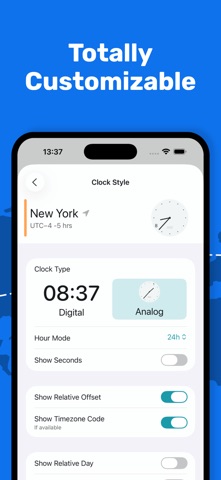 World Clock Time Zone Widget Screenshot 5 of 8