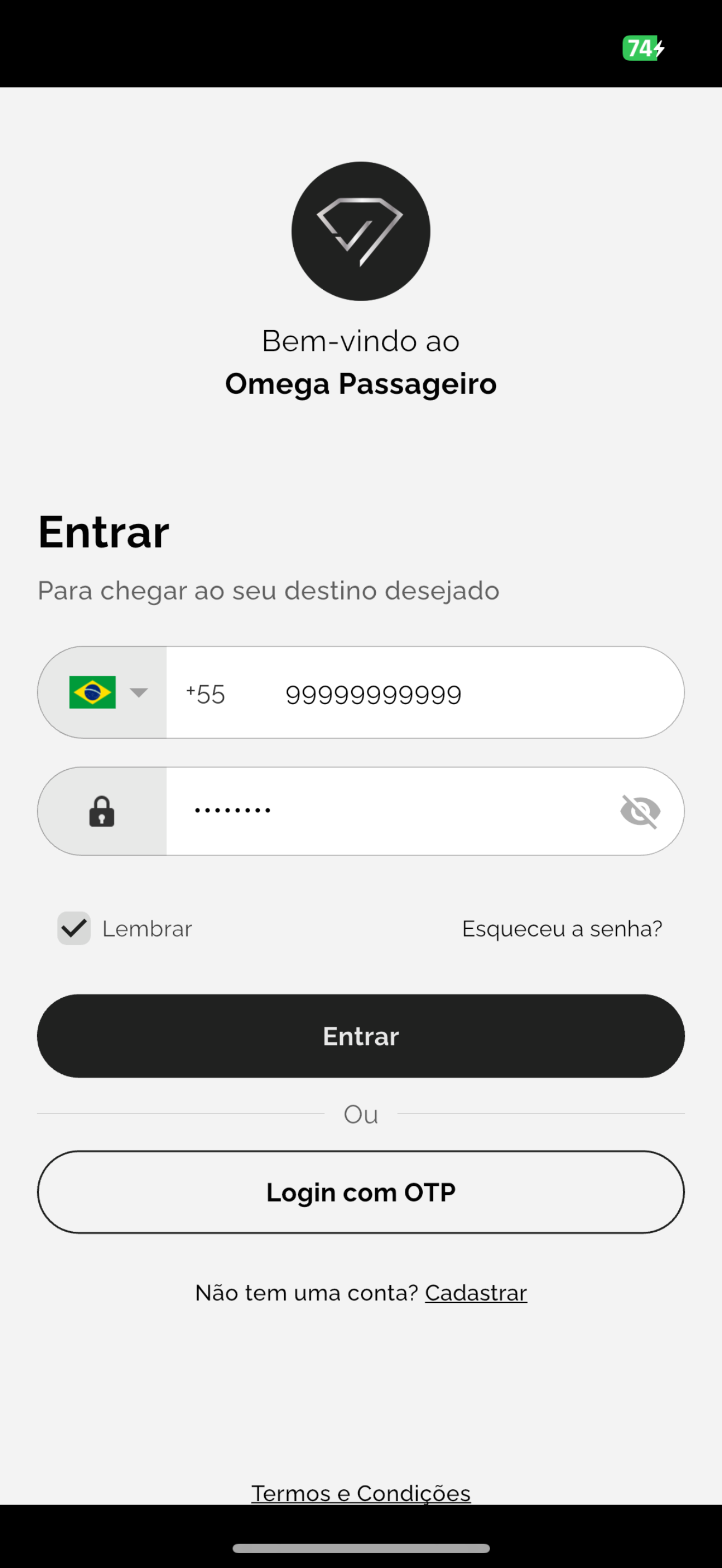 Omega Passageiro screenshot 3