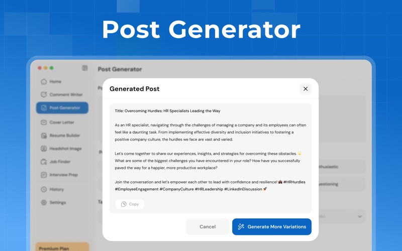 App For Linkedin & CV Maker screenshot