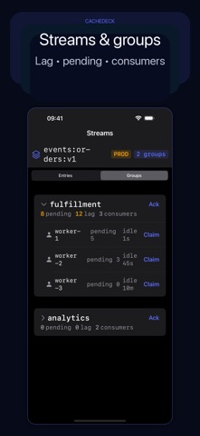 CacheDeck: Redis®客户端 screenshot