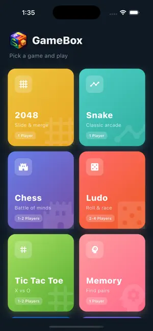 GameBox - Fun Games screenshot 1
