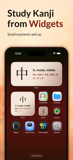 IchiJi: Kanji Widgets screenshot 2