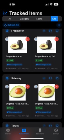 Lio Price Browser screenshot