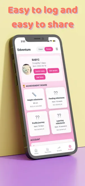 Edventure: HK Baby Journal screenshot 1