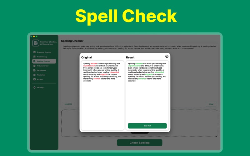 Grammar Checker • Spell check iPhone screenshot
