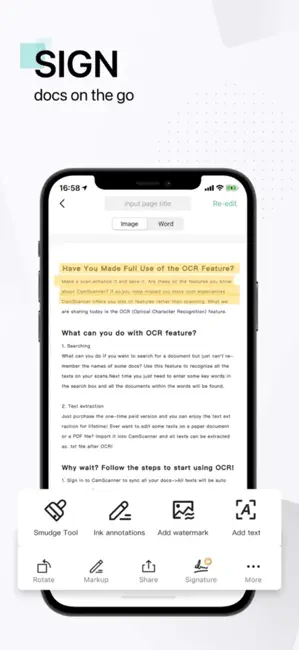 CamScanner - PDF Scanner iPhone screenshot 4