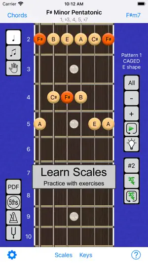 Guitar Scales & Chords Power screenshot 1