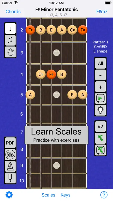 Guitar Scales & Chords Power screenshot 1 of 9