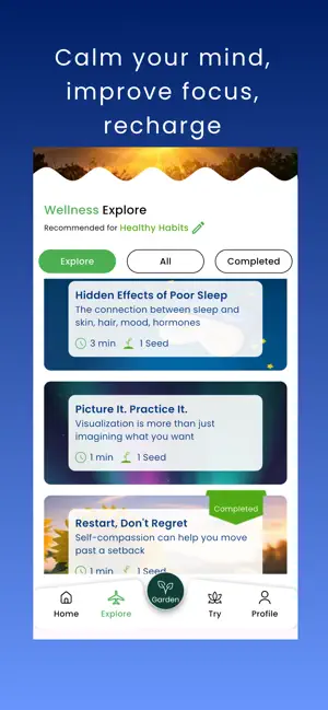 Wellify-Sleep & Stress Relief screenshot 1