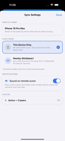 iScoreBoard Pro Screenshot 4 of 5