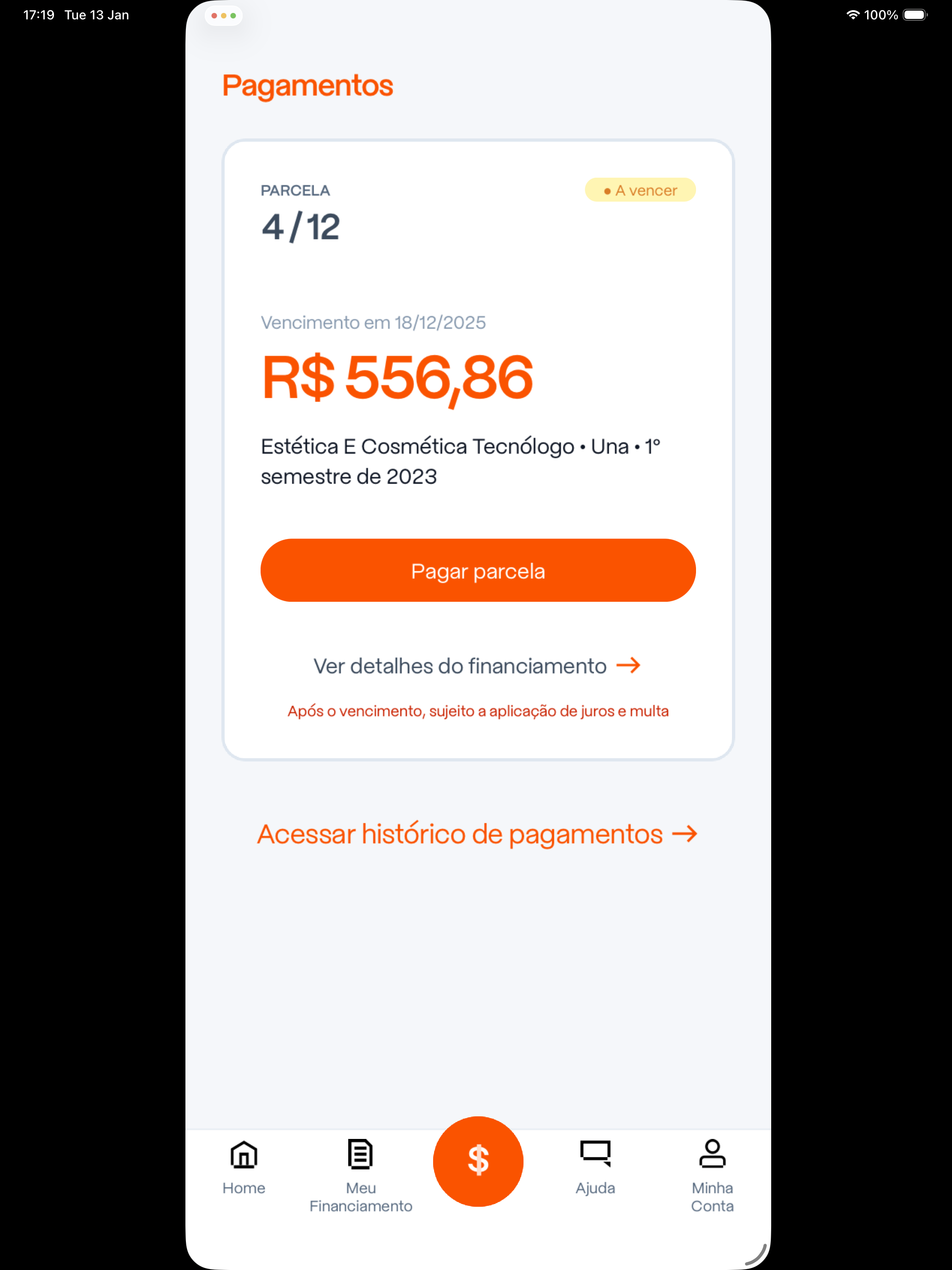 Pravaler - App do Aluno