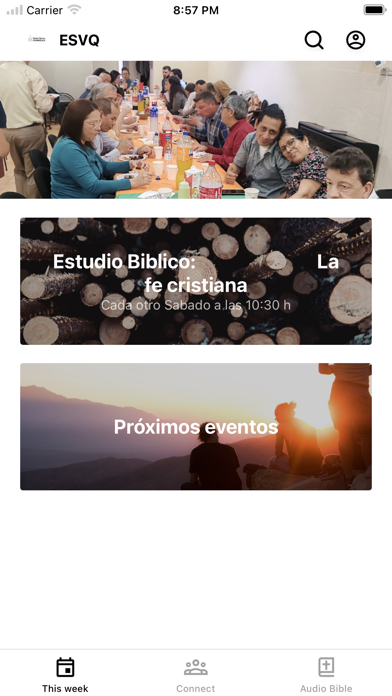 Iglesia Cristiana Evangélica app screenshot