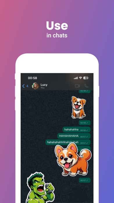 Sticker Maker AI for Whatsapp Screenshot