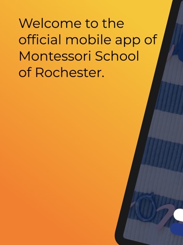 Montessori School of Rochester iPad screenshot