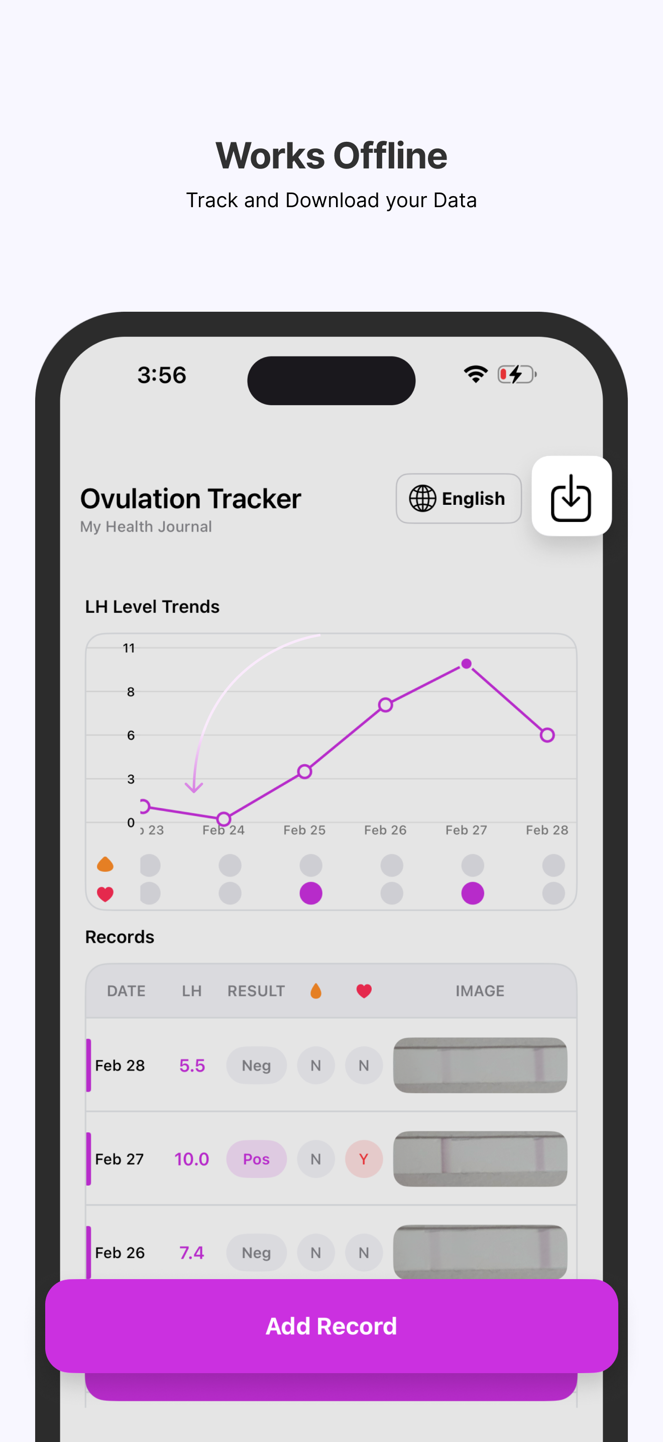 Luna Tracker - Ovulation & LH screenshot 6